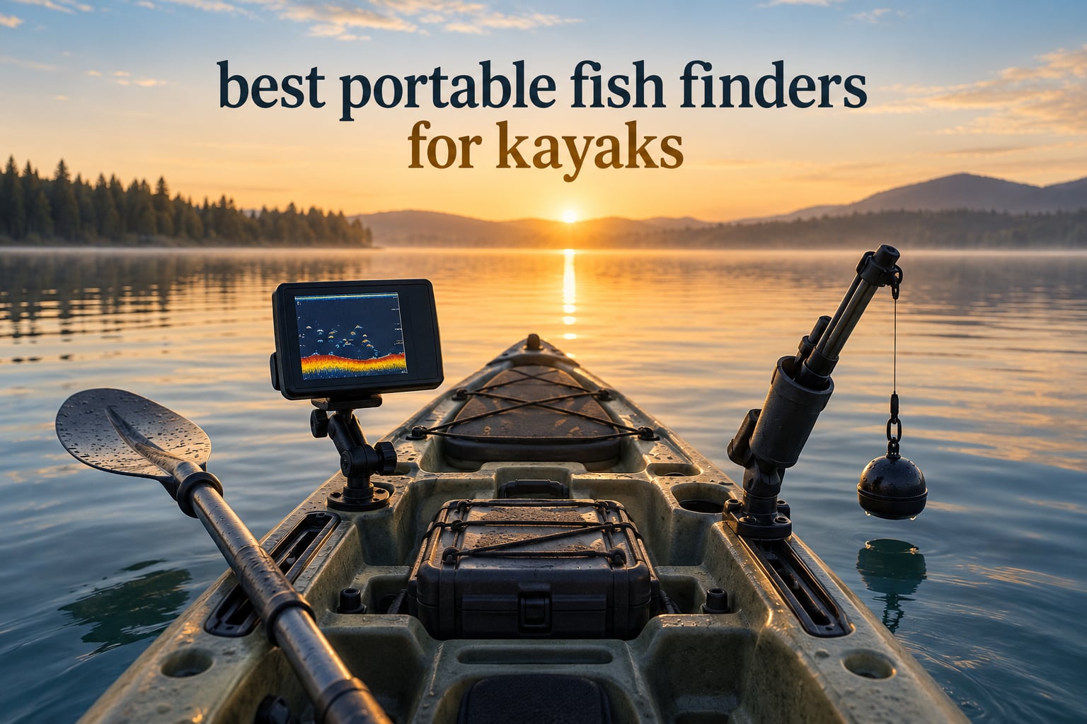 best portable fish finders for kayaks