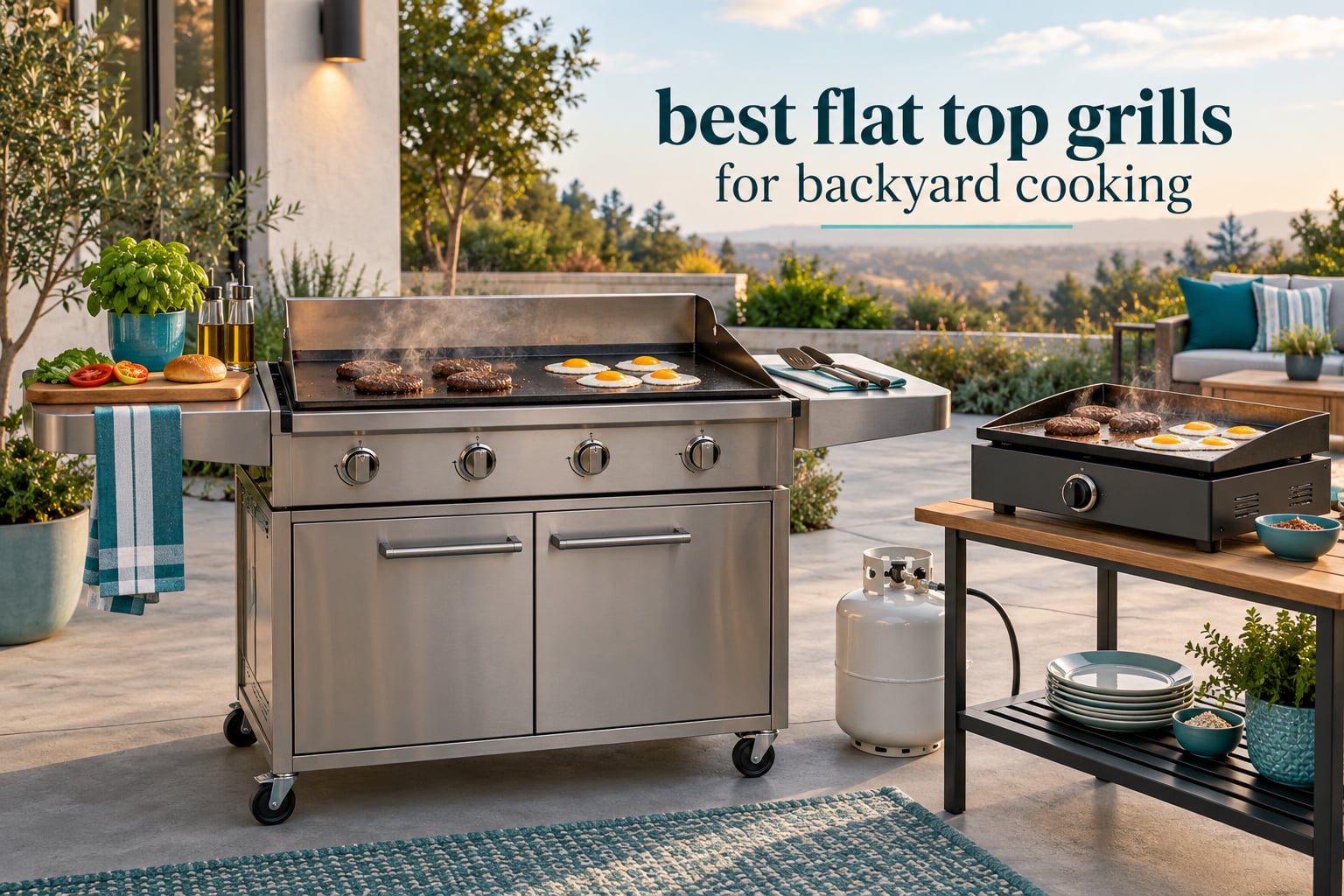best flat top grills for backyard cooking