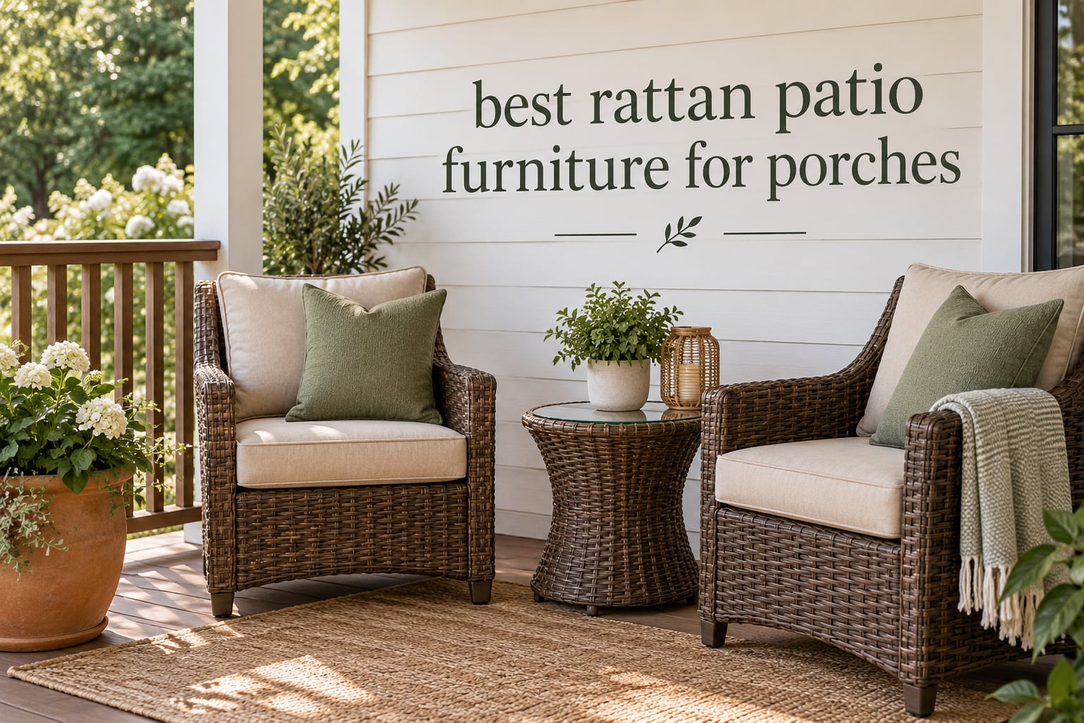 best rattan patio furniture for porches