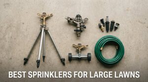 best sprinklers for large lawns
