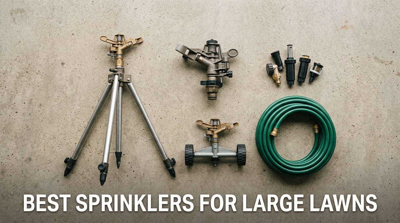 best sprinklers for large lawns
