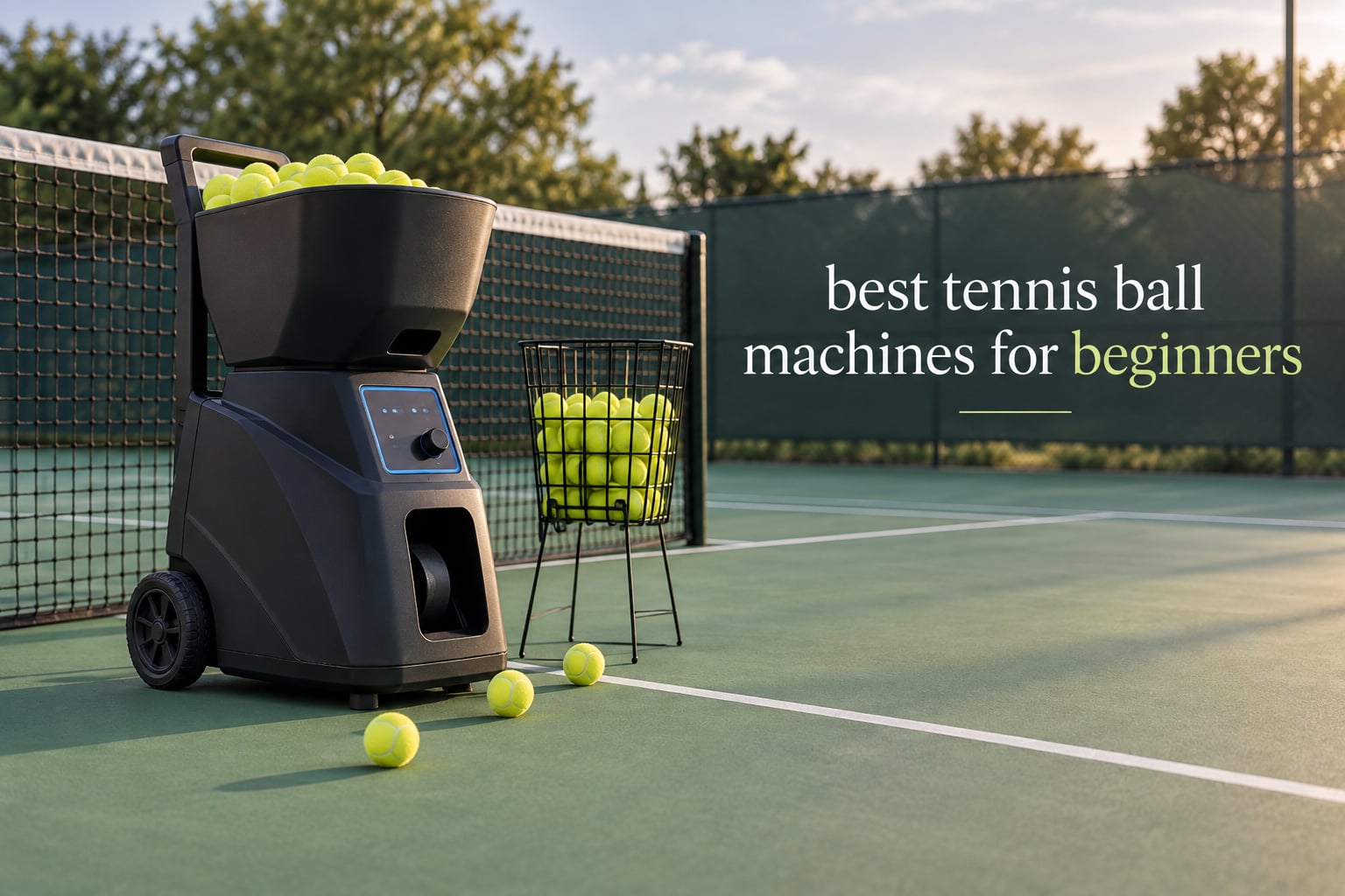 best tennis ball machines for beginners