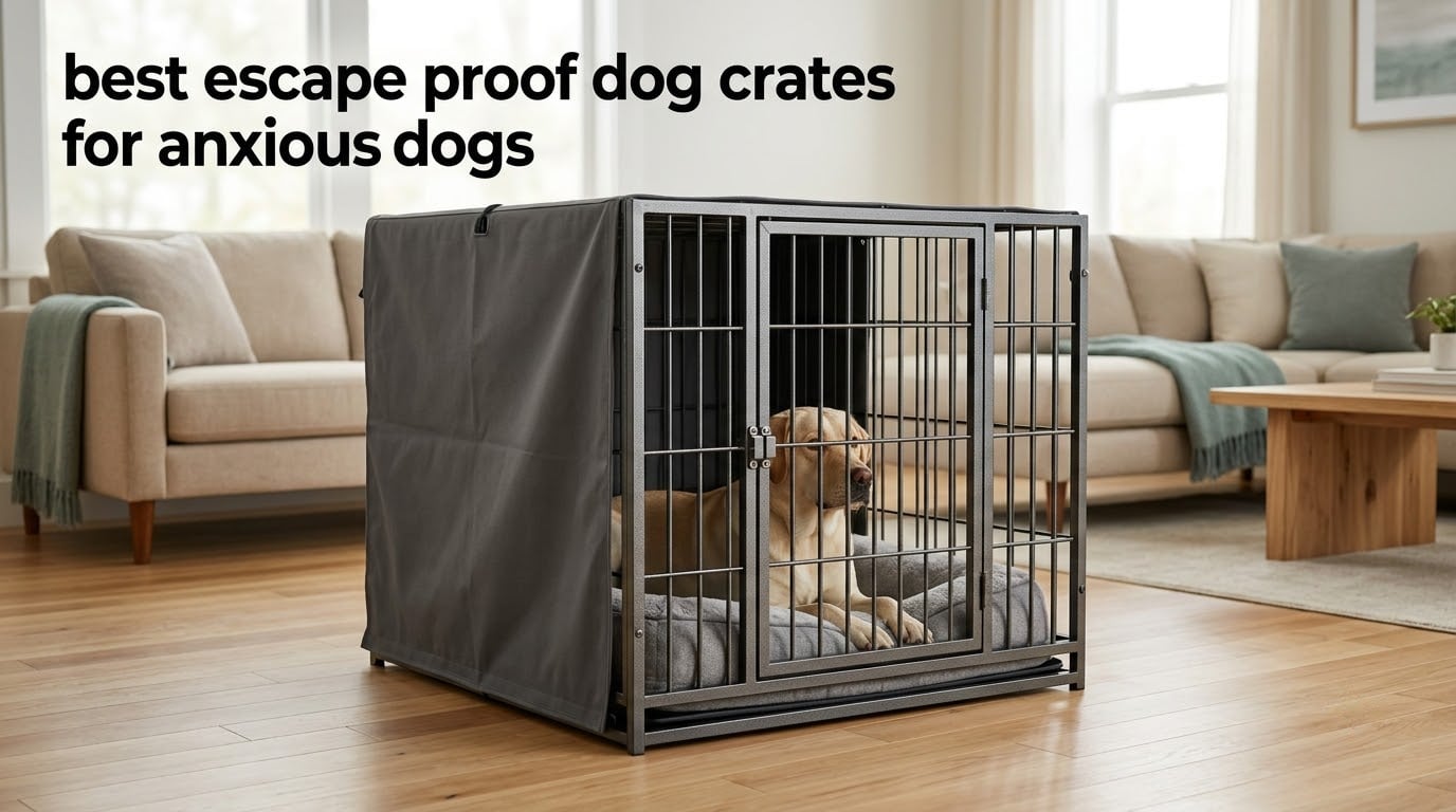 best escape proof dog crates for anxious dogs
