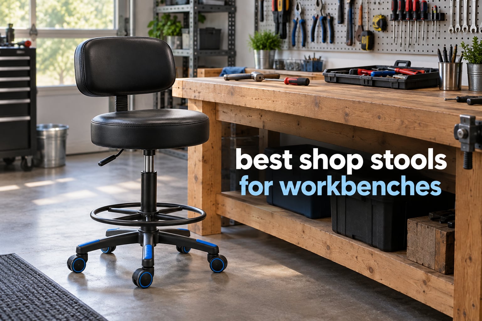 best shop stools for workbenches