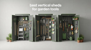 best vertical sheds for garden tools