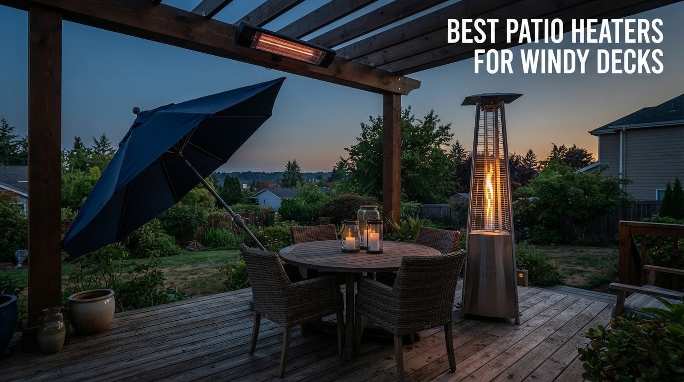best patio heaters for windy decks