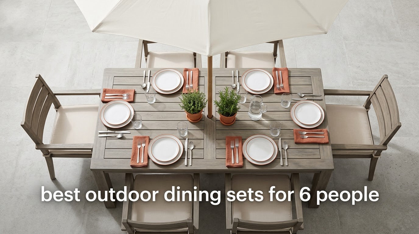 best outdoor dining sets for 6 people
