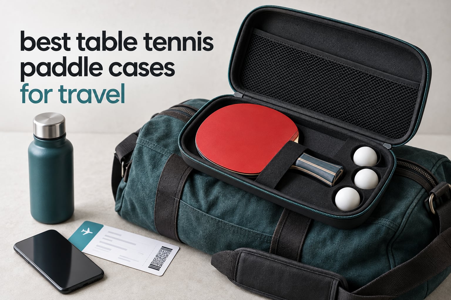best table tennis paddle cases for travel