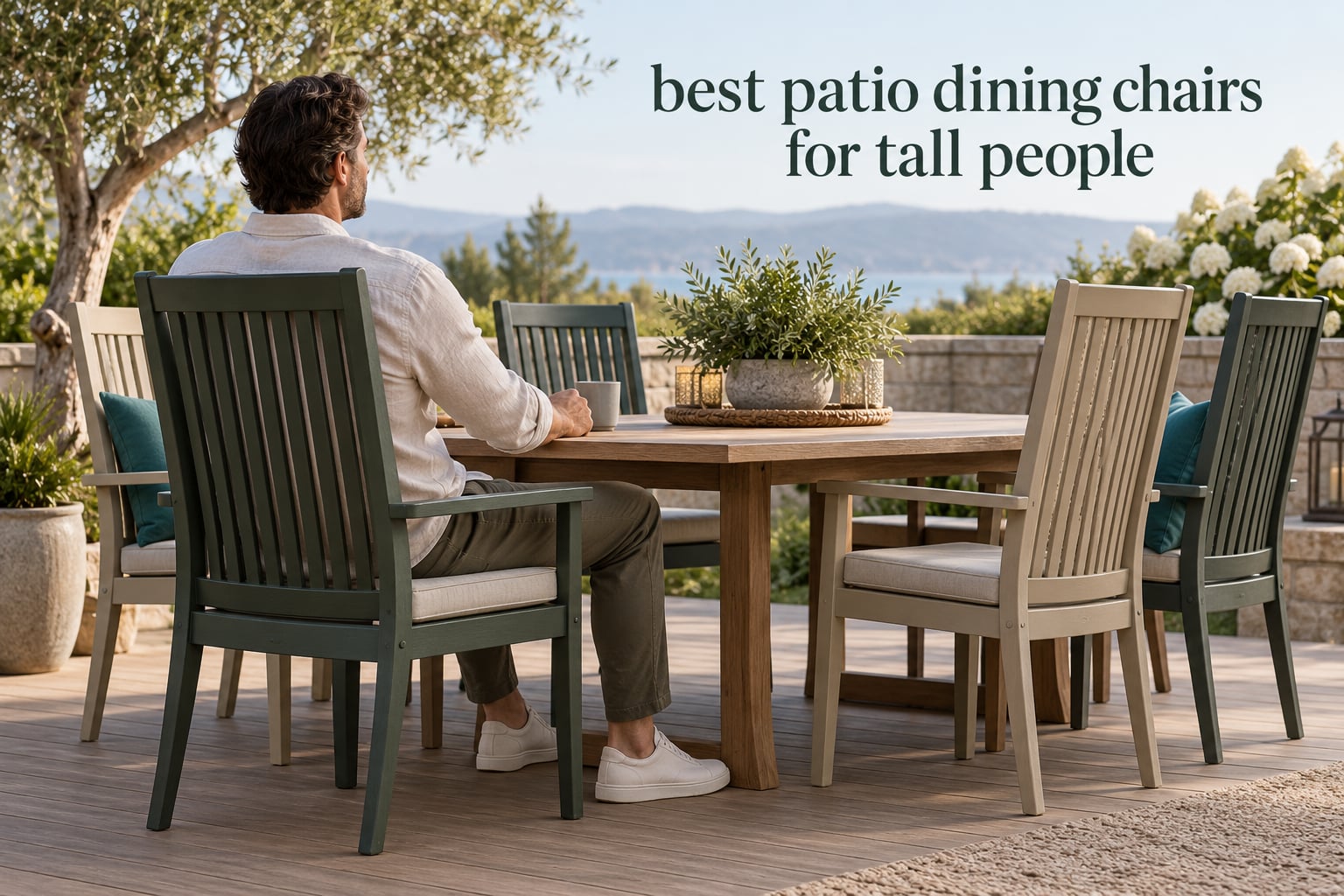 best patio dining chairs for tall people