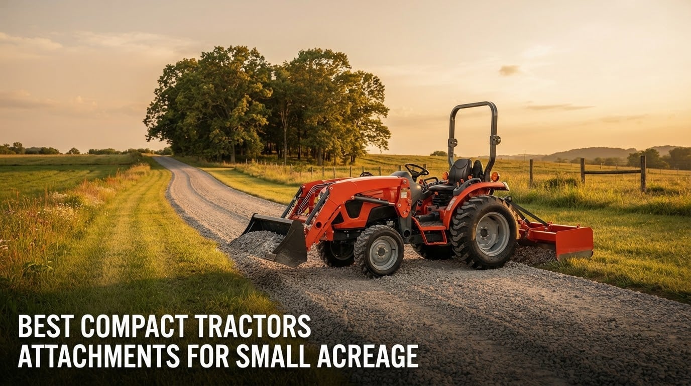 best compact tractors attachments for small acreage