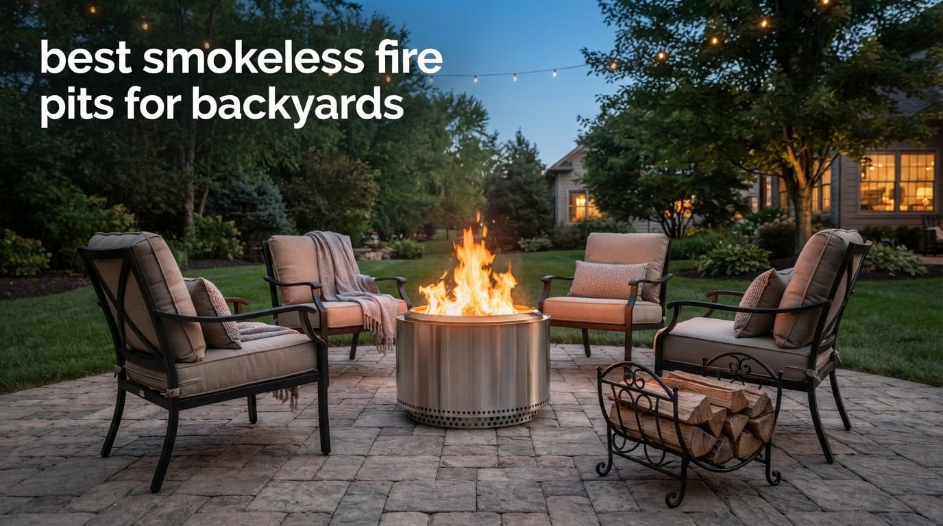 best smokeless fire pits for backyards