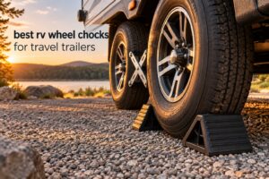 best rv wheel chocks for travel trailers