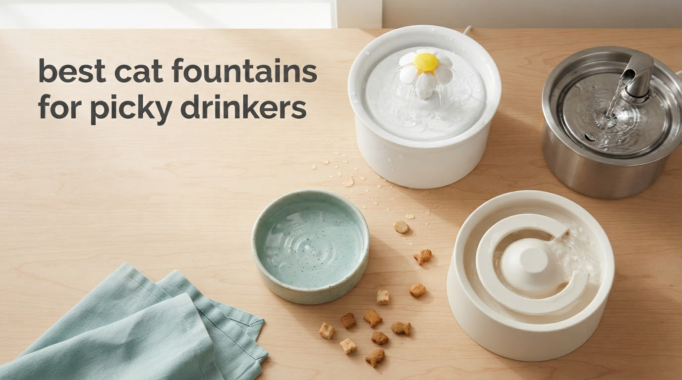 best cat fountains for picky drinkers