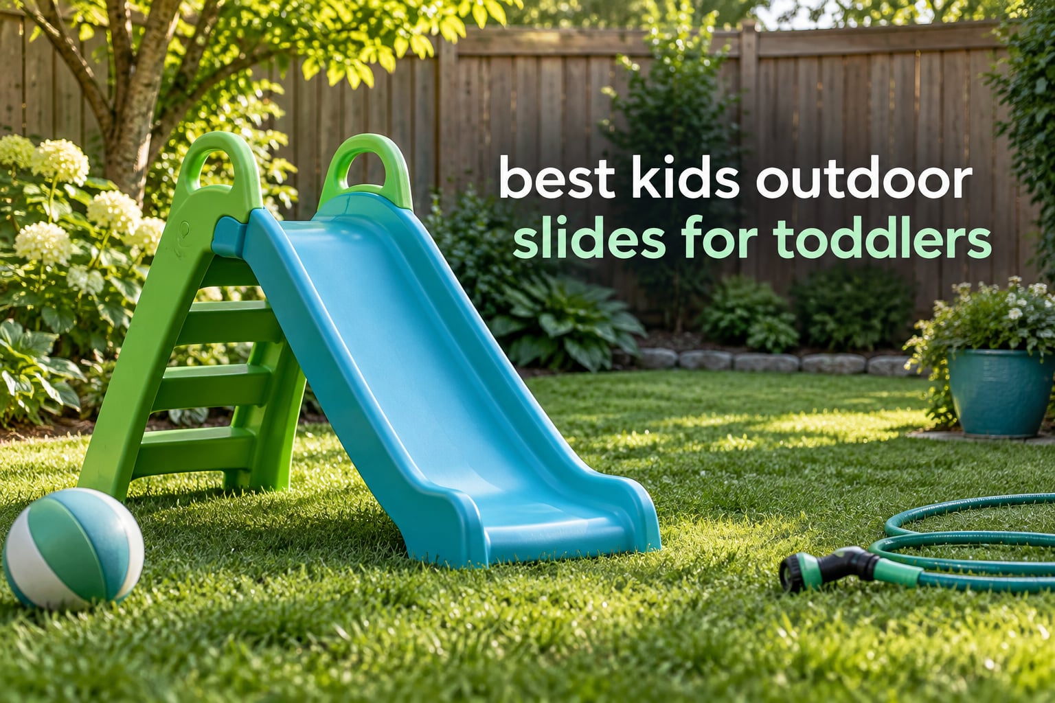 best kids outdoor slides for toddlers