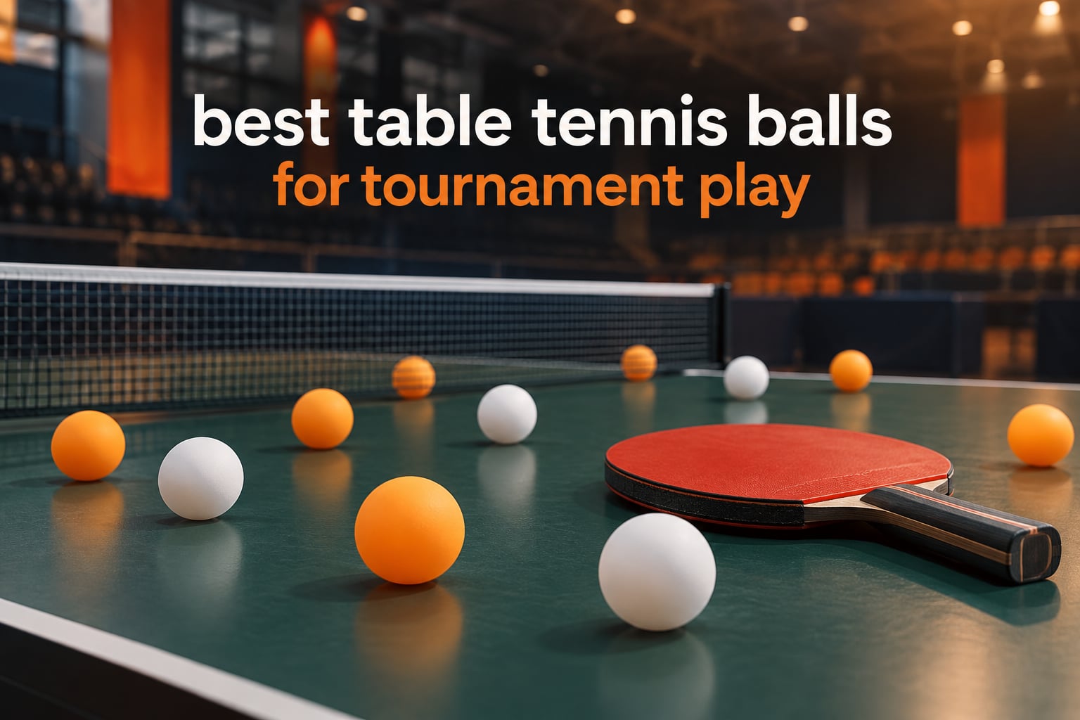 best table tennis balls for tournament play