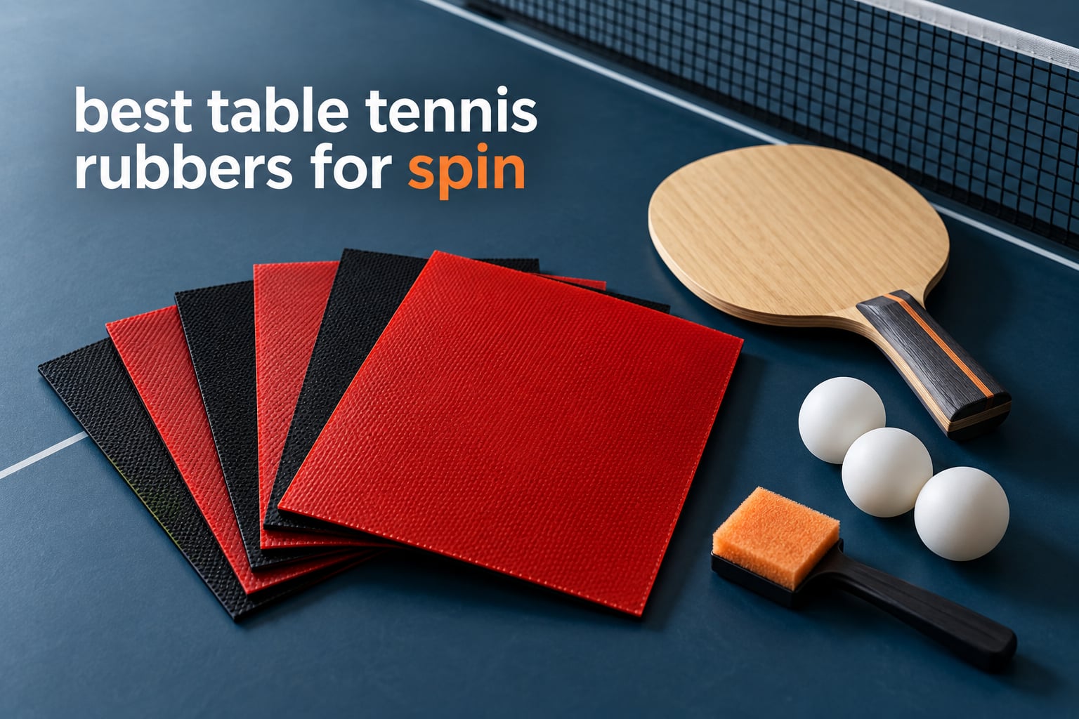 best table tennis rubbers for spin