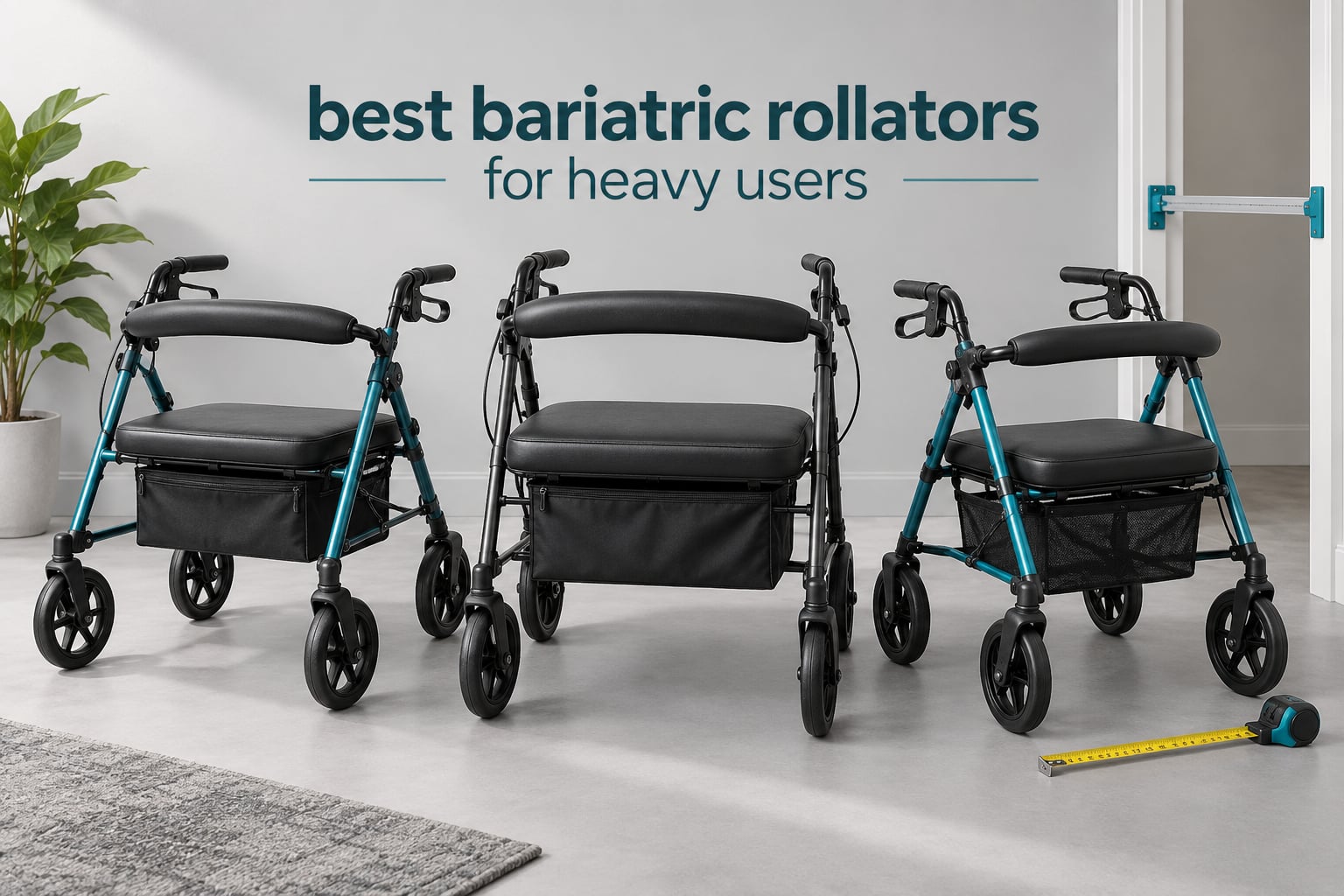 best bariatric rollators for heavy users