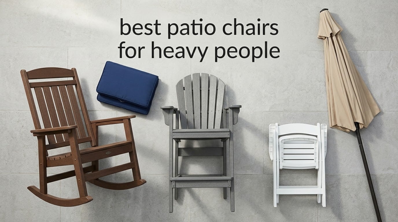 best patio chairs for heavy people