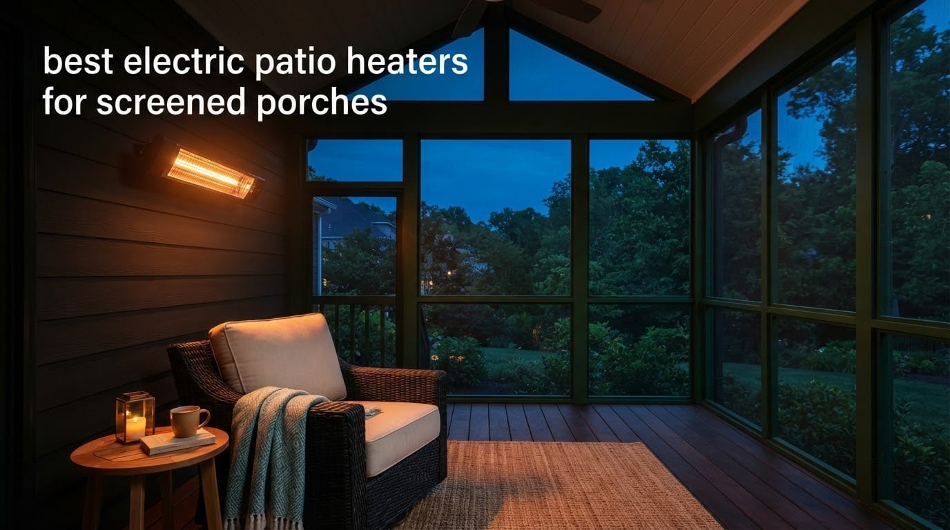 best electric patio heaters for screened porches